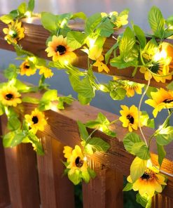 Guirlande LED tournesols