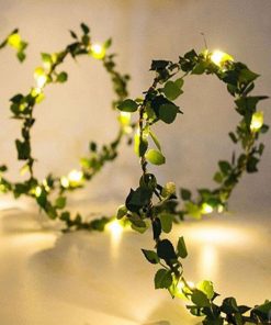 Guirlande LED à feuilles courtes flexible