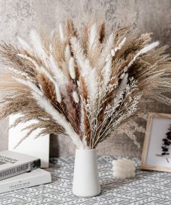 Bouquet de pampas séchés