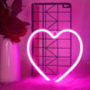 Coeur Neon LED Cupidon