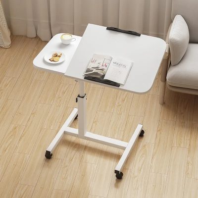 Table pliante réglable à roulettes